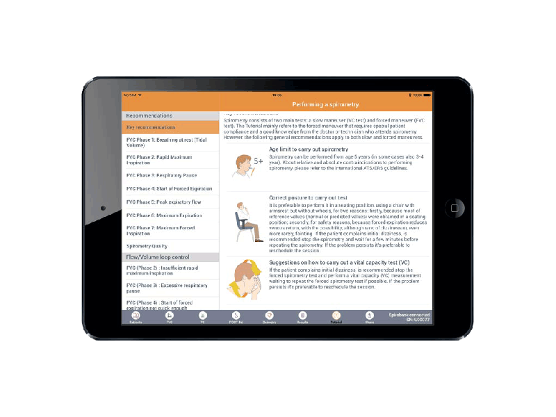 Спирометр для IPAD SPIROBANK II SMART с опцией оксиметрии