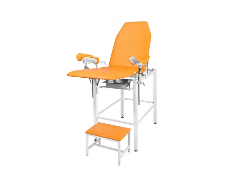 Гинекологическое-урологическое кресло с фиксированной высотой Клер КГФВ 02в со встроенной ступенькой