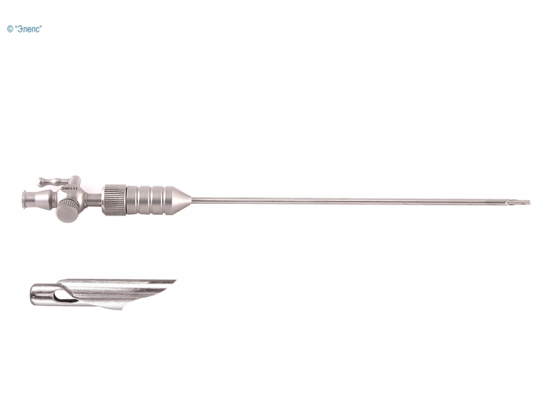 Игла Вереша с краном для пневмоперитонеума (125 мм) 
