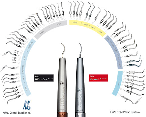 Продукты|Стоматологические-инструменты|Микростоматология|SONICflex-quick-2008-L sonicflex-spitzenbrett - KaVo Dental