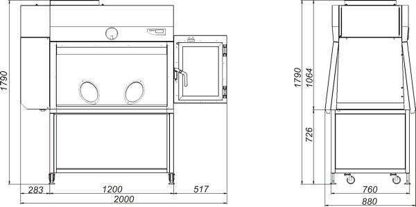 Чертеж бокса 3 класса, код 332.120