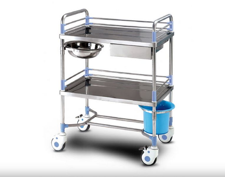 Медицинская тележка BLQ 002-18 подкатная 