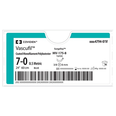 Монофиламентный нерассасывающийся шовный материал Vascufil™ 