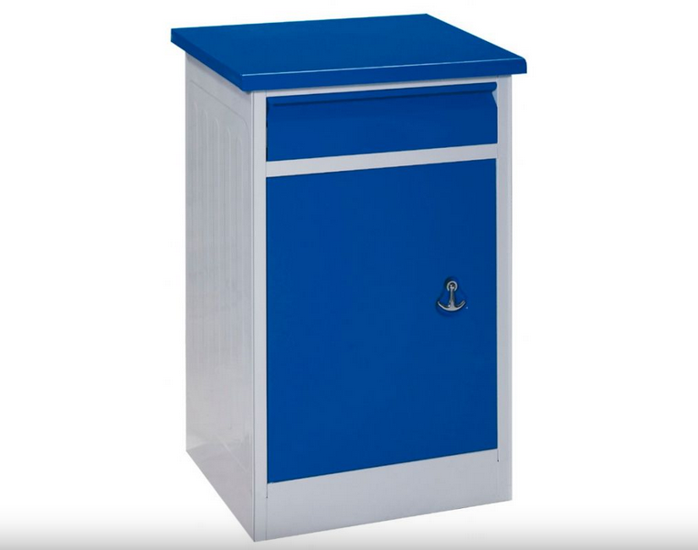 Тумбочка медицинская Е-20 из стали с полимерно-порошковым напылением 