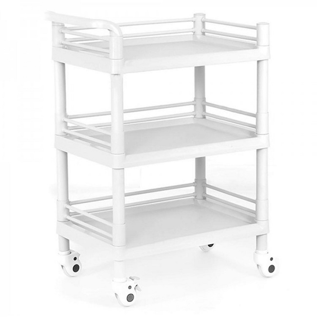 МЕТ SP-150 Стол манипуляционный пластиковый с трёхсторонними боковыми ограждениями МЕТ SP-150 Стол манипуляционный пластиковый с трёхсторонними боковыми ограждениями