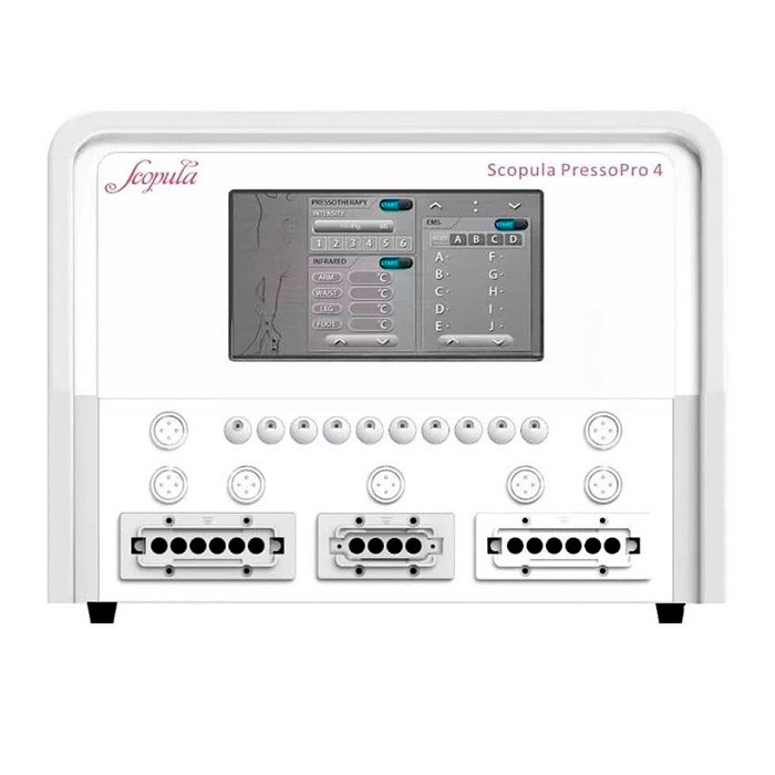 Аппарат физиотерапевтический для прессотерапии, ик-прогрева, миостимуляции Scopula PressoPro 4