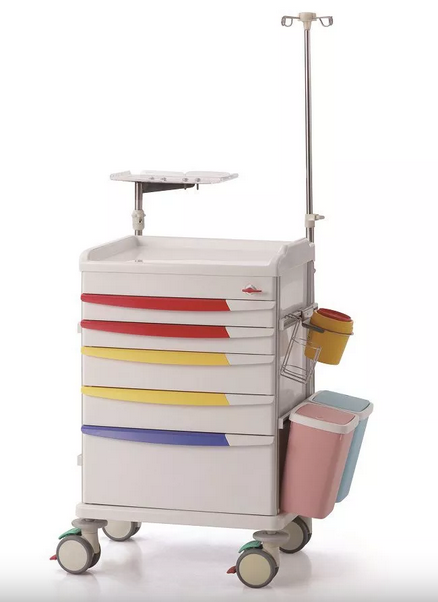 Тележка анестезиолога BLQ 002-34 с доп. опциями 