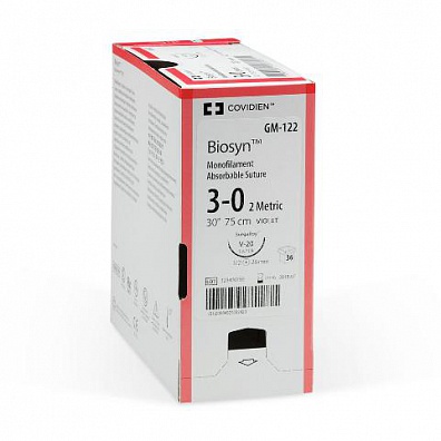 Синтетический рассасывающийся шовный материал Biosyn™ 