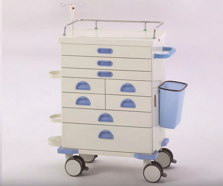 Тележка медицинская BLQ 002-1 для анестезиолога, реаниматолога