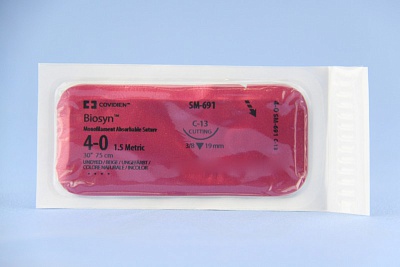 Синтетический рассасывающийся шовный материал Biosyn™ 