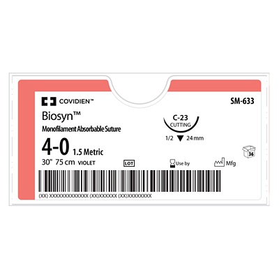 Синтетический рассасывающийся шовный материал Biosyn™ 