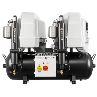 Компрессор на 7 установок, с 2-мя 3-х цилиндровыми двигателями Компрессор на 7 установок, с 2-мя 3-х цилиндровыми двигателями