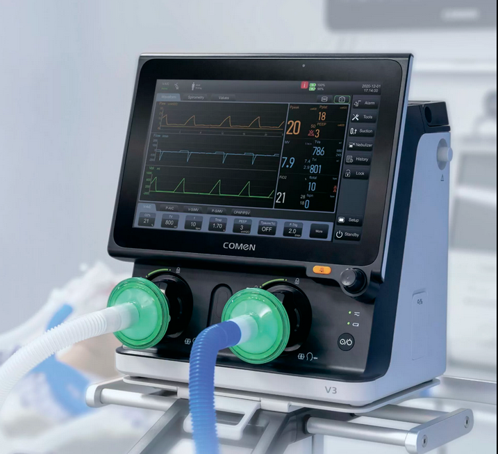 Аппарат ИВЛ турбинного типа COMEN V3