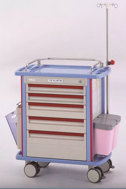 Тележка медицинская BLQ 002-25 анестезиолога, реаниматолога