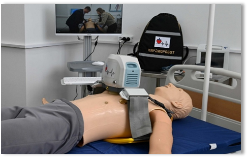 Автоматизированное устройство компрессии грудной клетки «КардиоРобот»