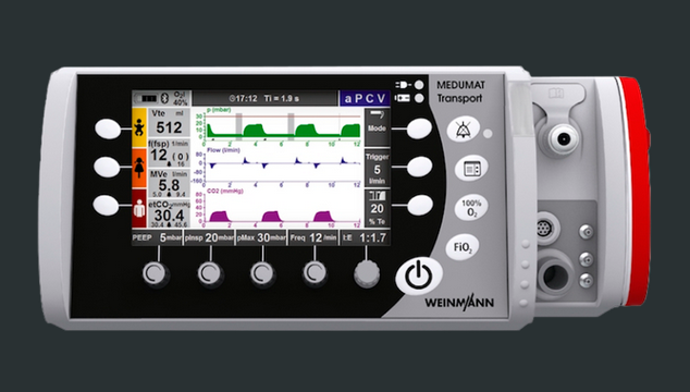 Аппарат ИВЛ экспертного класса MEDUMAT Transport Аппарат ИВЛ экспертного класса MEDUMAT Transport