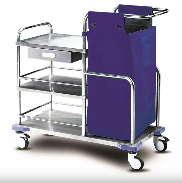 Тележка медицинская бельевая BLQ 002-16 