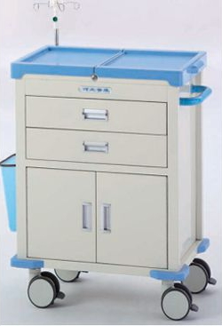  Медицинская тележка на колесах BLQ 002-6 с раздвижной столешницей  Медицинская тележка на колесах BLQ 002-6 с раздвижной столешницей