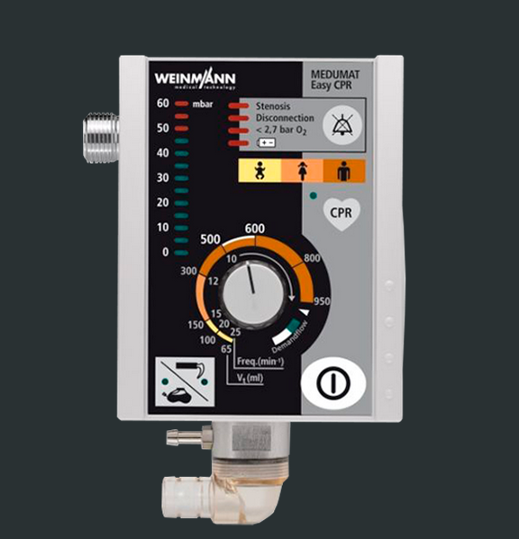 Аппарат ИВЛ для скорой помощи и спасателей MEDUMAT Easy CPR Аппарат ИВЛ для скорой помощи и спасателей MEDUMAT Easy CPR