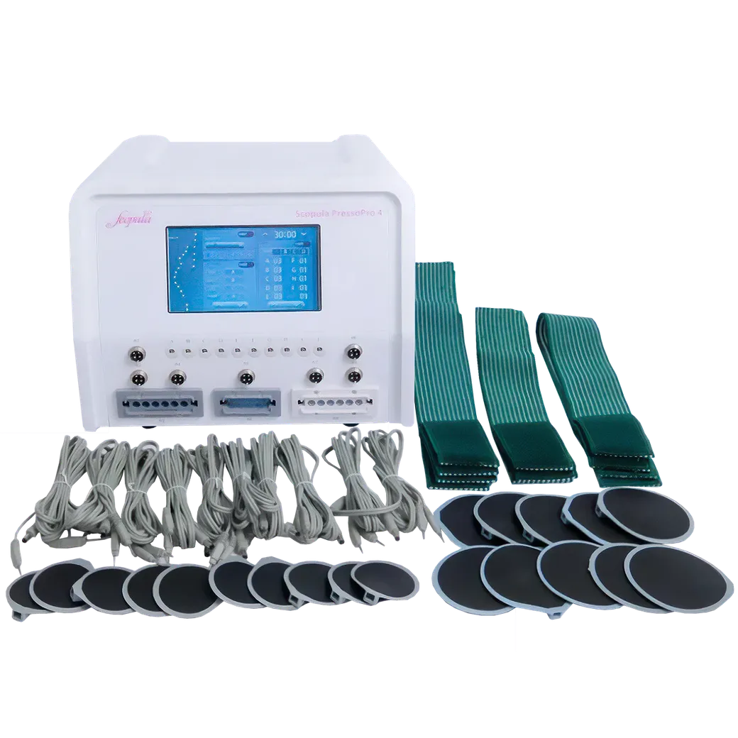 Аппарат физиотерапевтический для прессотерапии, ик-прогрева, миостимуляции Scopula PressoPro 4