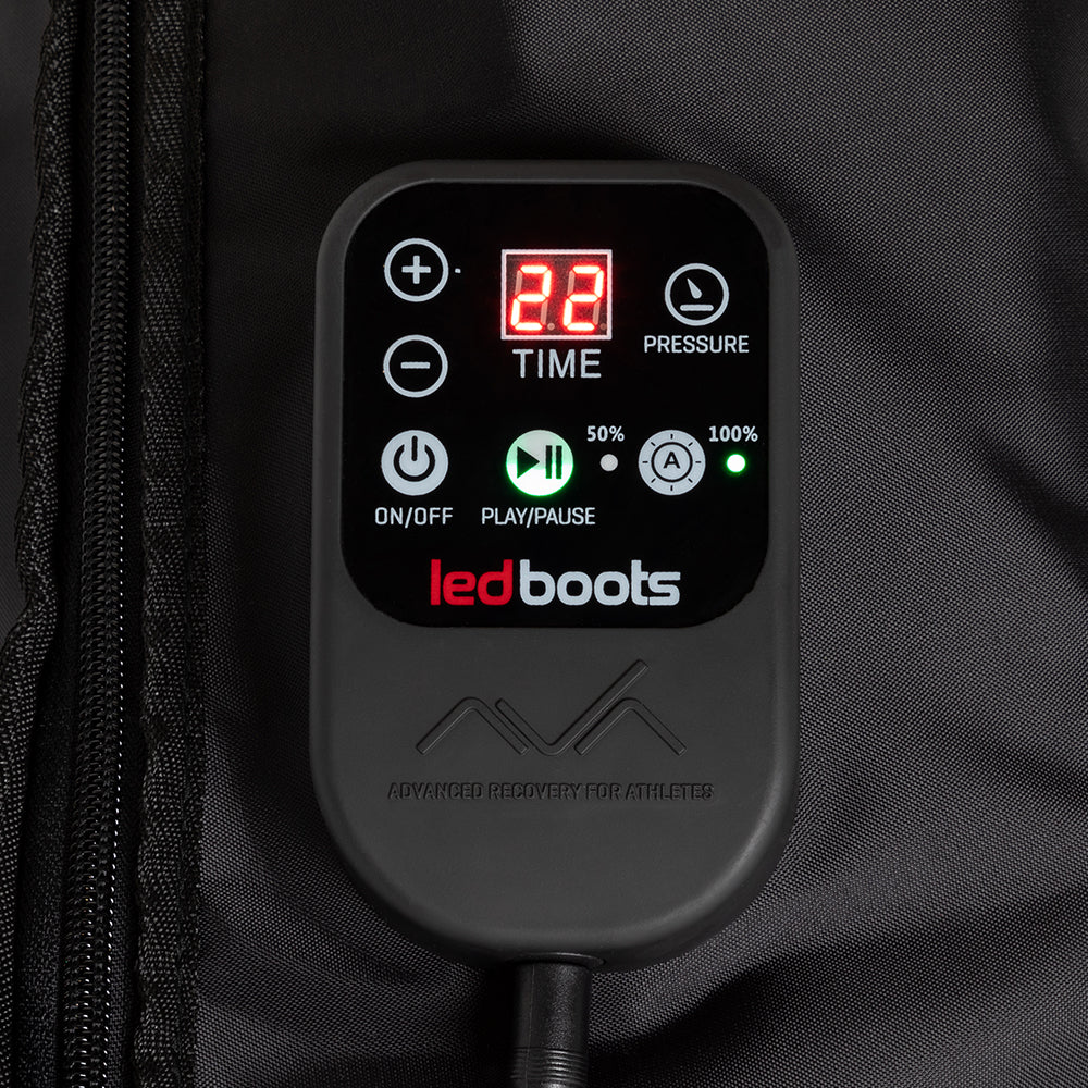 Компрессионные ботинки с фотобиомодуляцией для восстановления ног LED BOOTS BY CR7