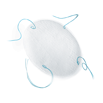 Парастомальная двухслойная сетка Parietex™ Composite (PCOPM)