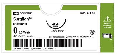 Плетеный шовный материал из полиамида Surgilon™ 
