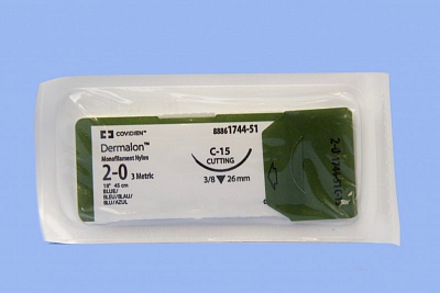 Монофиламентный шовный материал из полиамида Monosof™ / Dermalon™ 
