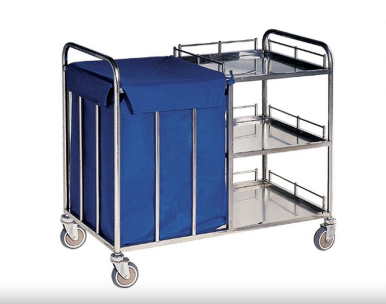  Тележка медицинская бельевая BLQ 002-17 комбинированная 
