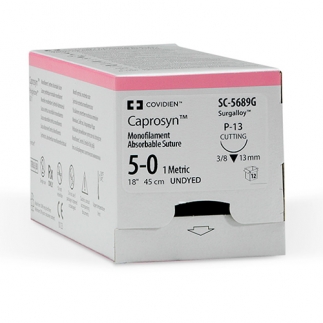 Монофиламентный синтетический рассасывающийся шовный материал Caprosyn™ 