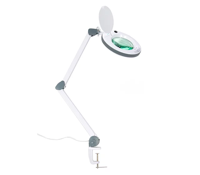 Лампа-лупа ЛЛ на струбцине