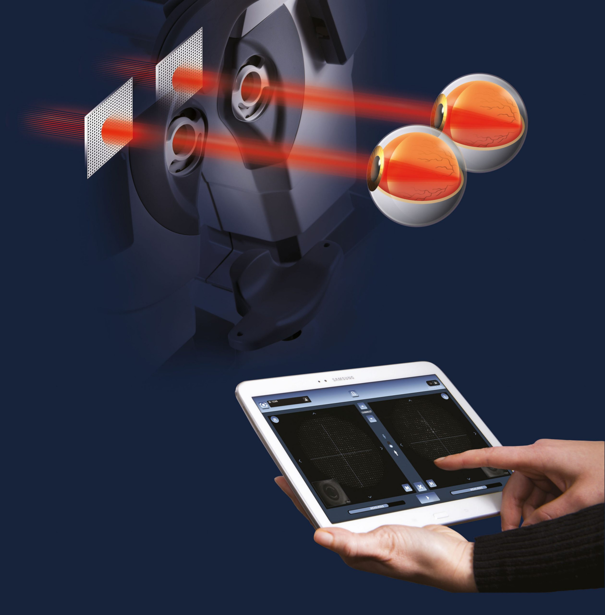 Автоматическая система для аберрометрии EyeRefract