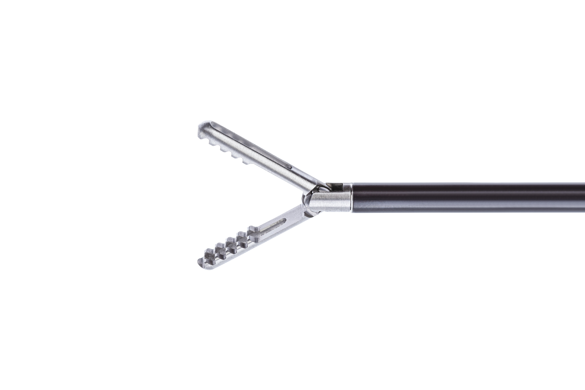 Зажим монополярный (атравматичный, типа Клинч, бариатрический, рукоятка с кремальерой) 