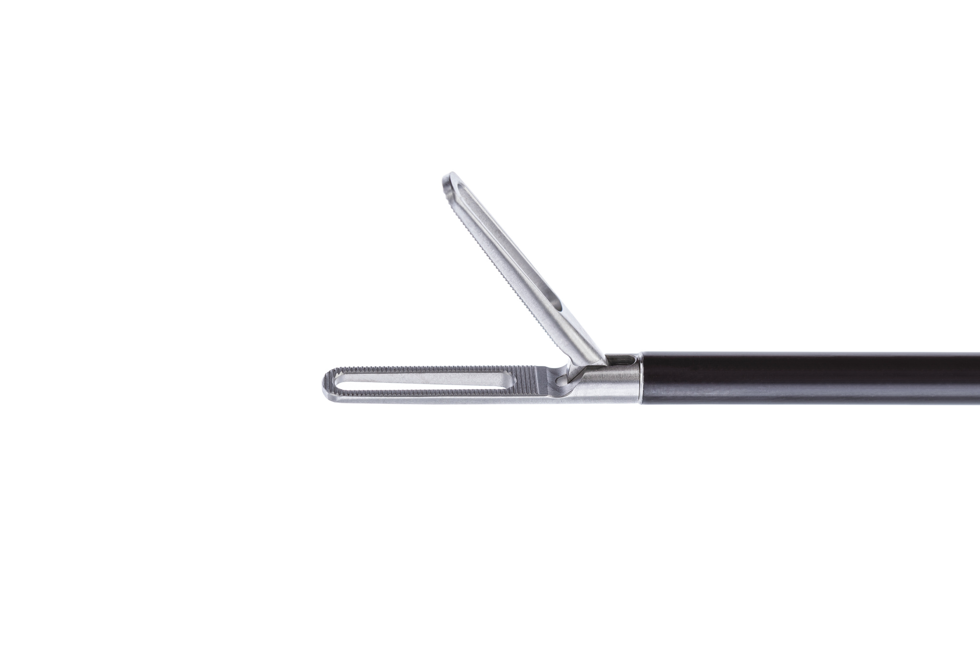 Зажим монополярный (атравматичный, кишечный, бариатрический, рукоятка без кремальеры) 