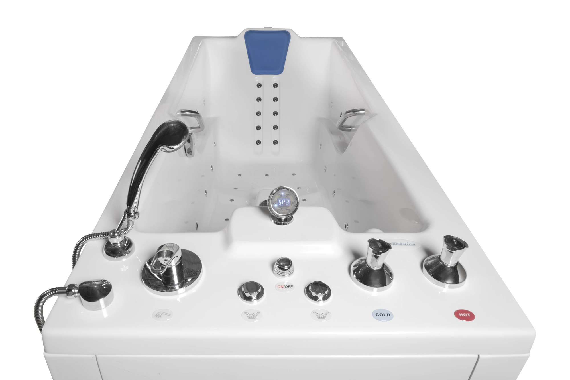 Ванна водолечебная Оккервиль гидро/аэромассажная с пультом управления