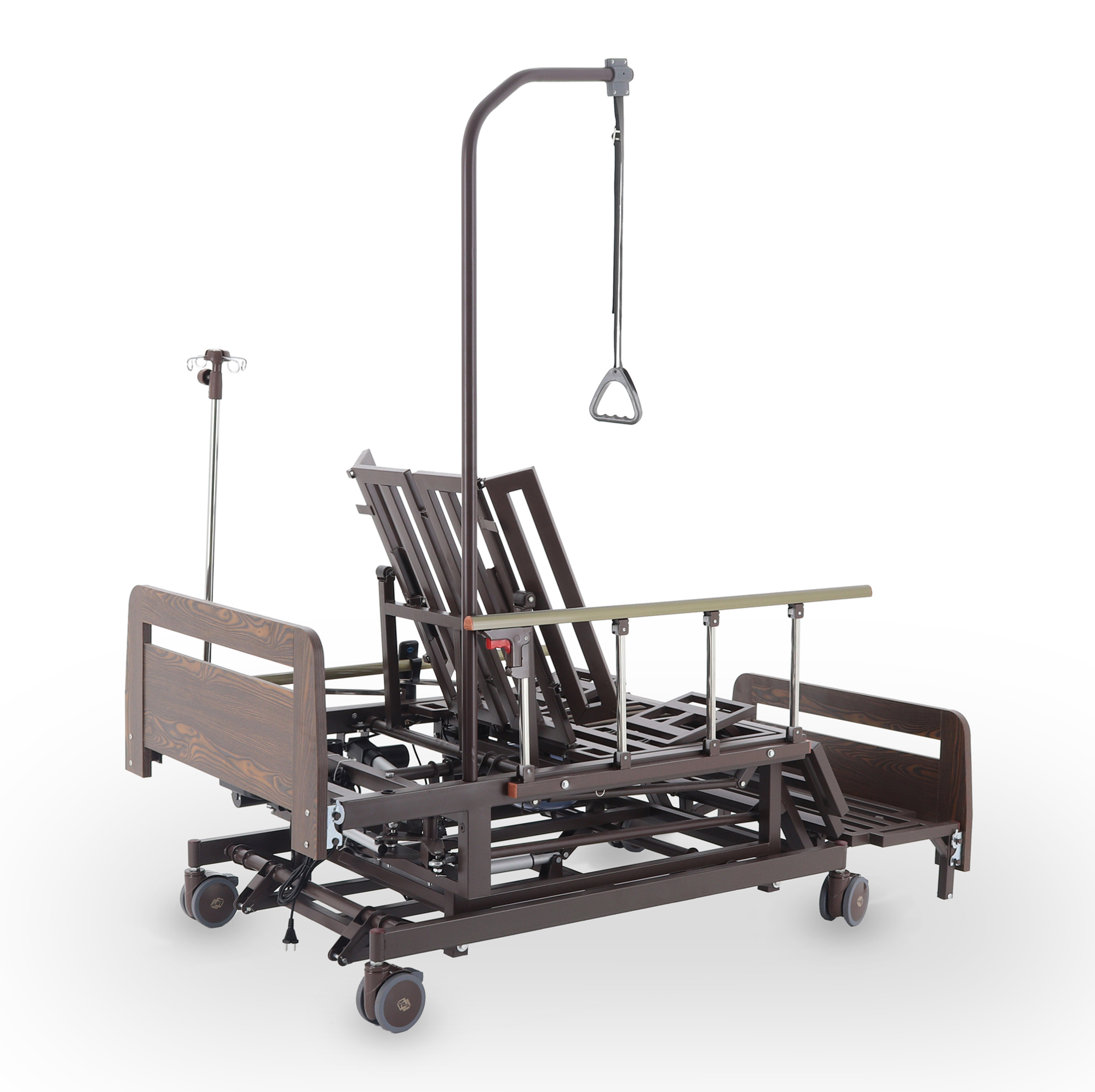 Кровать электрическая Med-Mos DB-11А (ЛДСП Венге) с регулировкой высоты 