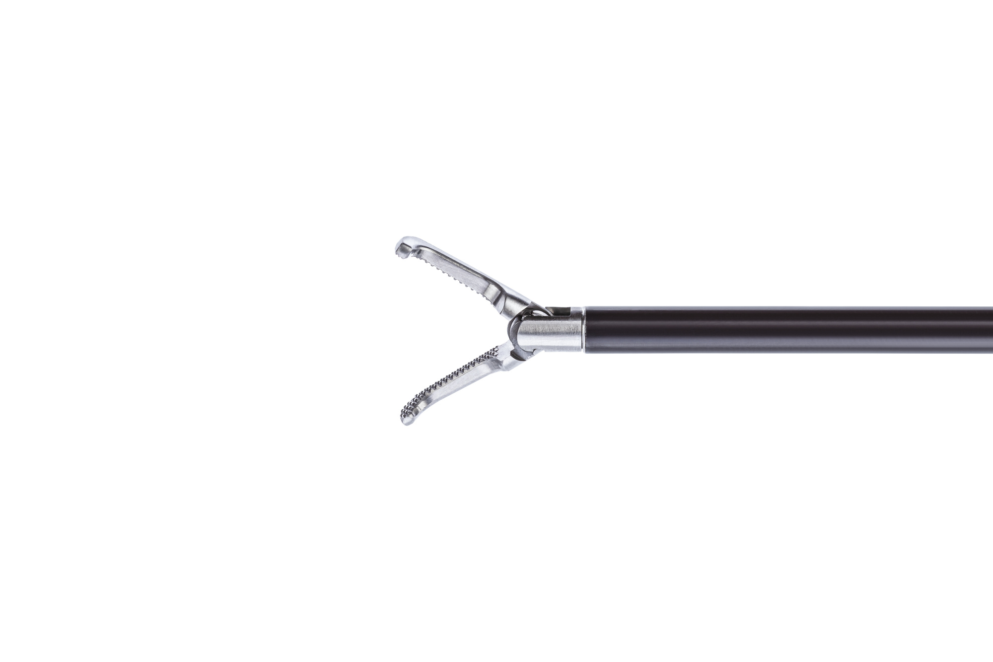  Зажим монополярный (диссекционный с изогнутыми браншами 90°, бариатрический, рукоятка с кремальерой)